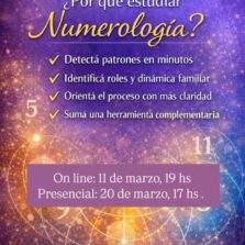 NUMEROLOGIA CONCIENTE PARA TERAPEUTAS, PSICOLOGAS Y COACHES